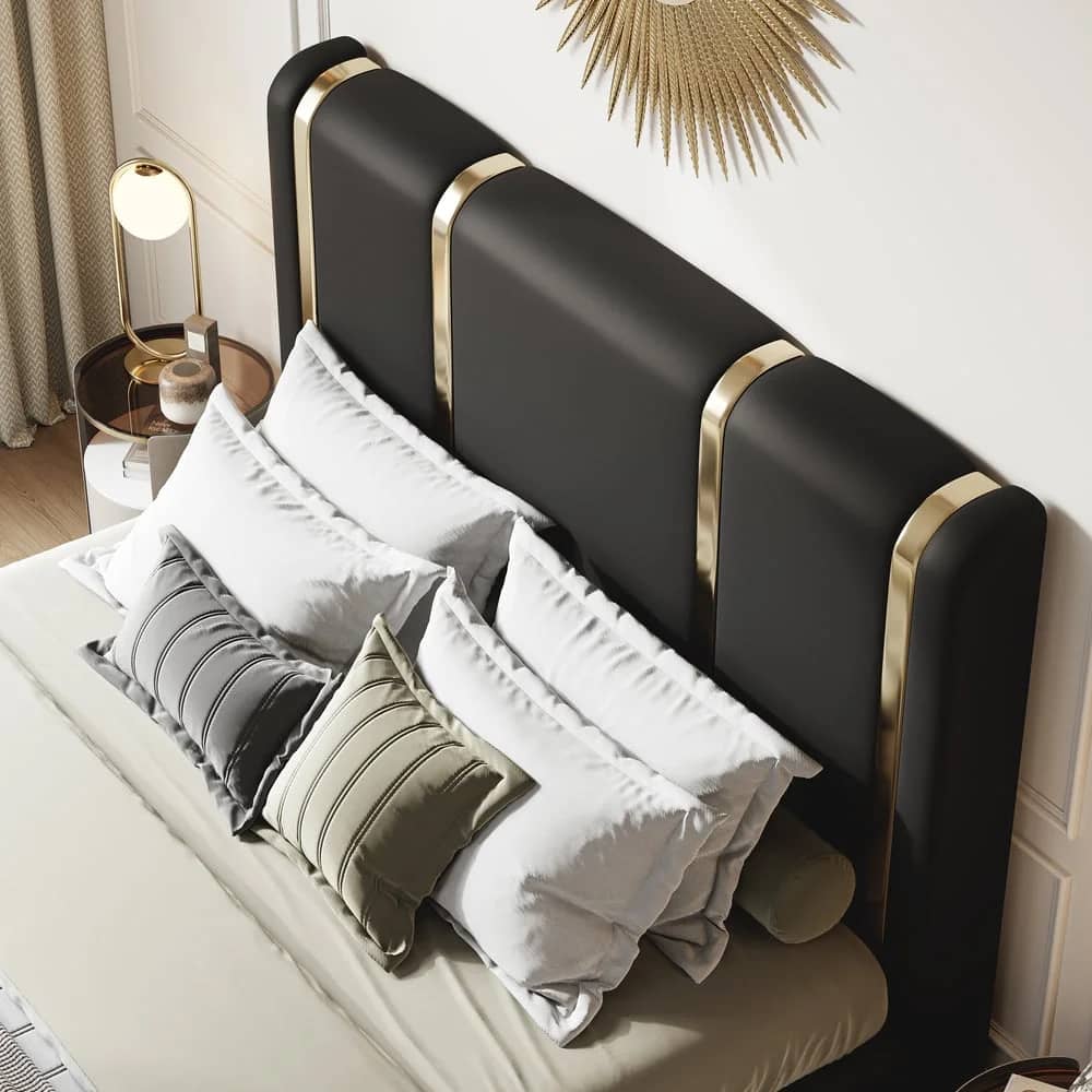 Leather Faux leather headboards