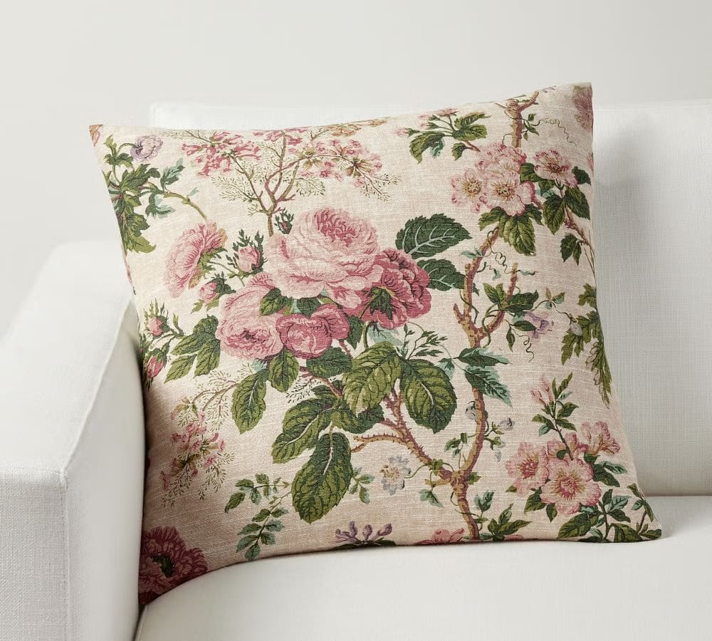 Garden Floral Pillow Cover 3002