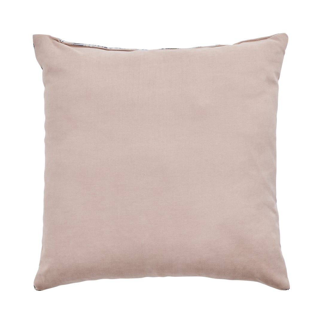 Marble Ribbed Blue Velvet Cushion – 43 × 43 cm Accent Pillow - Image 3