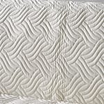Ivory Wave 3-Seater Sofa Cover