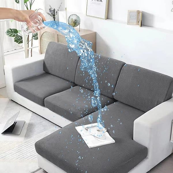Waterproof Sofa Cushion Covers L Shape Sofa Seat Cover - Image 2