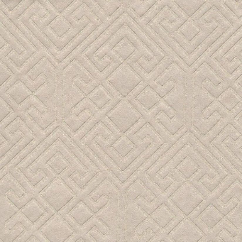 Solid Sand Geometric Jacquard Fabric – Perfect for Sofa Upholstery