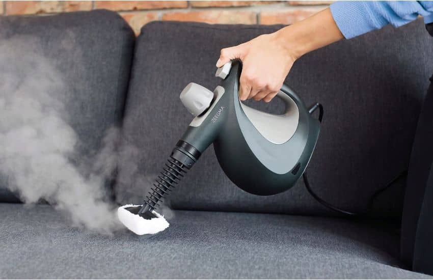 Steam Clean The Fabric Sofa