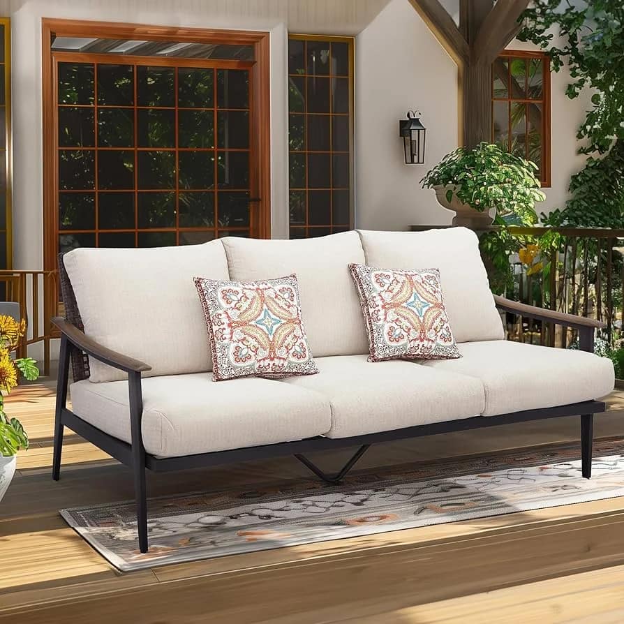 Outdoor or patio sofa upholstery
