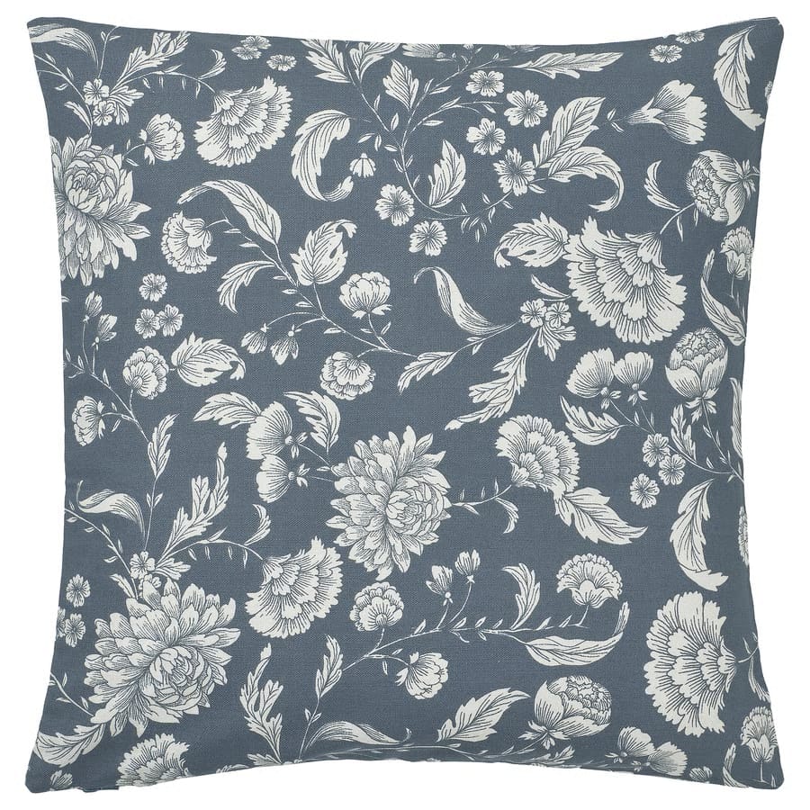 Cushion cover, dark grey-blue