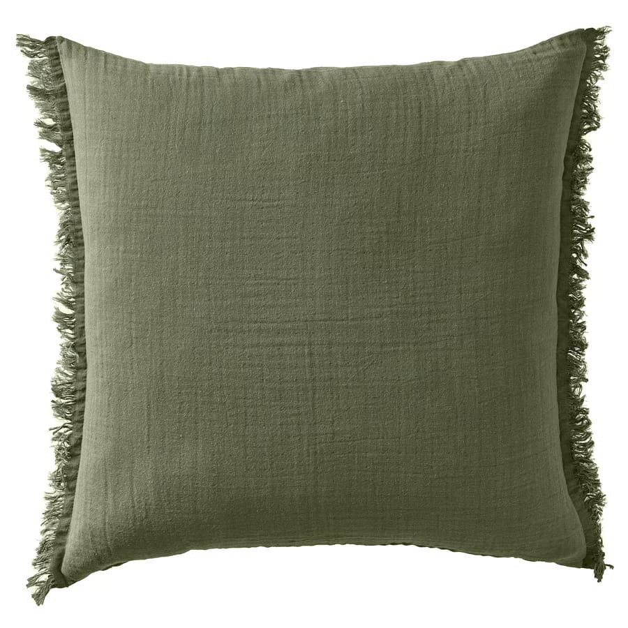 Cushion cover, grey-green 2001